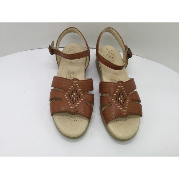 SAS Huarache Quarter Strap Sandal Antique Tan Womens 6.5N NIB - Picture 6 of 12